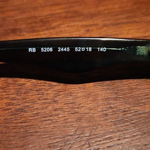Ray Ban 5206 Reading Glasses - Picture 3 of 6